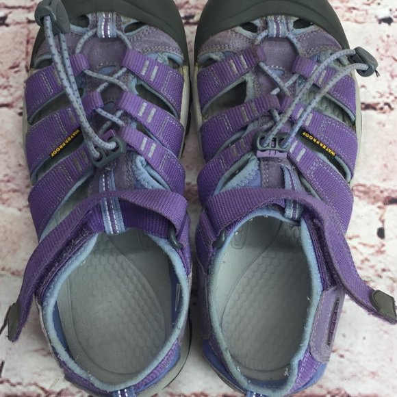 Kid's Keen Comfort Hicking Sandals Purple Size 4 - Picture 5 of 8